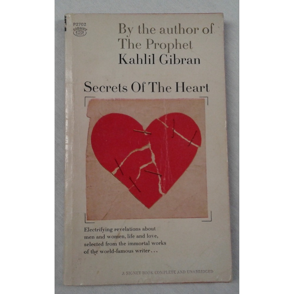Secrets of the Heart, by Kahlil Gibran (1965, Paperback)